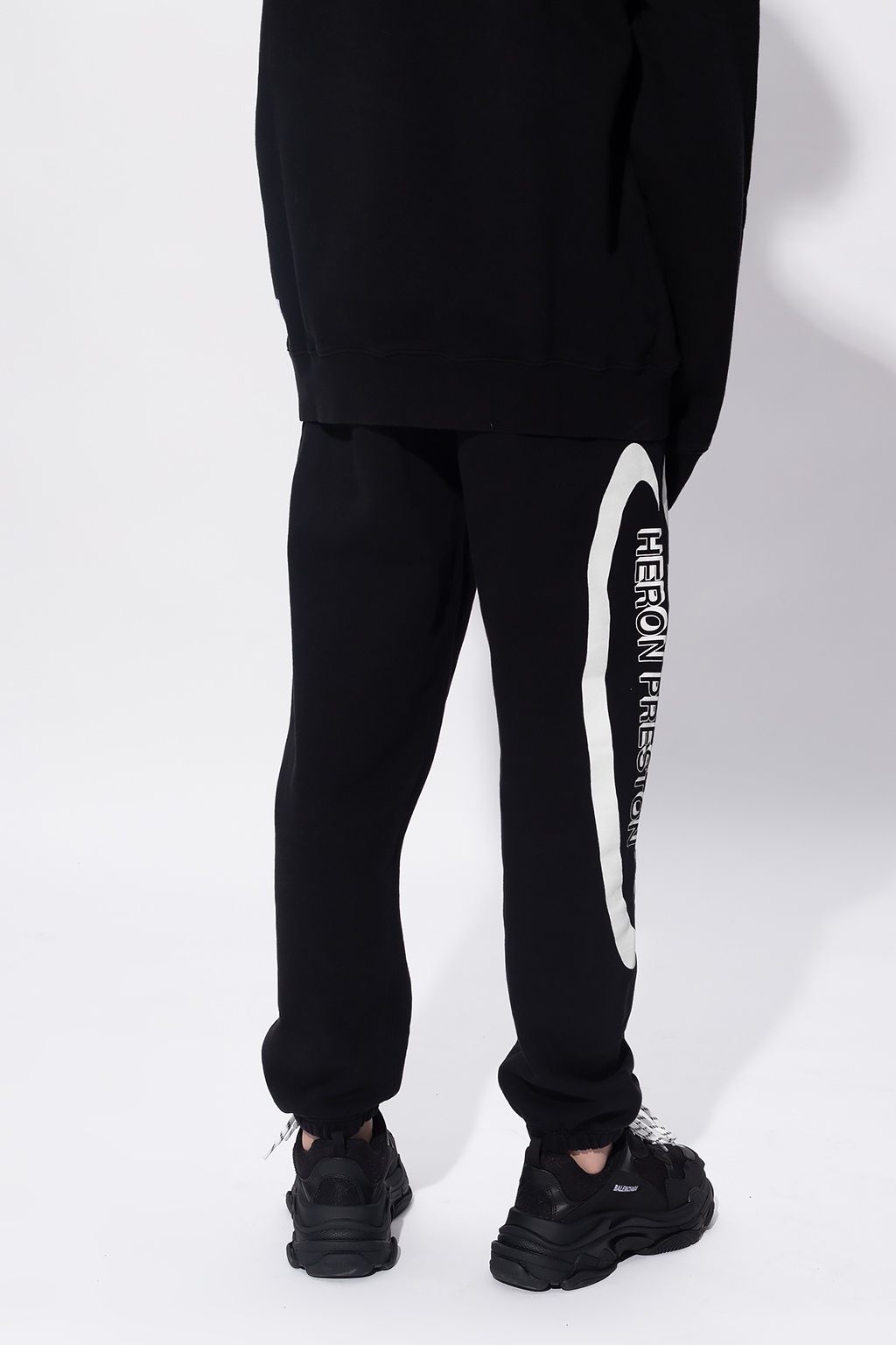 Heron Preston Logo-patched sweatpants